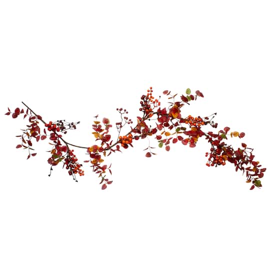 5ft. Berry &#x26; Leaves Fall Harvest Garland